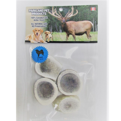 Parkland Pet Products - 3 Sliced Hard Antler Disks - Medium