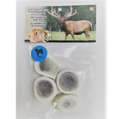 Parkland Pet Products - 3 Sliced Hard Antler Disks - Medium