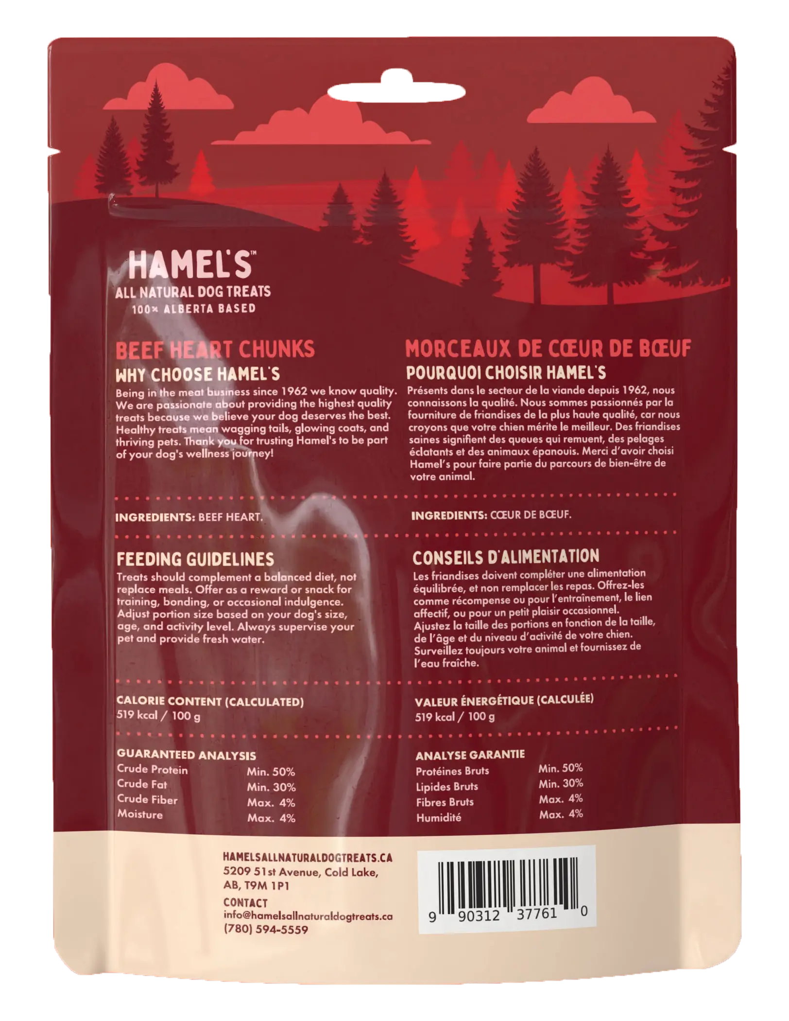 Hamels Beef Heart Chunks