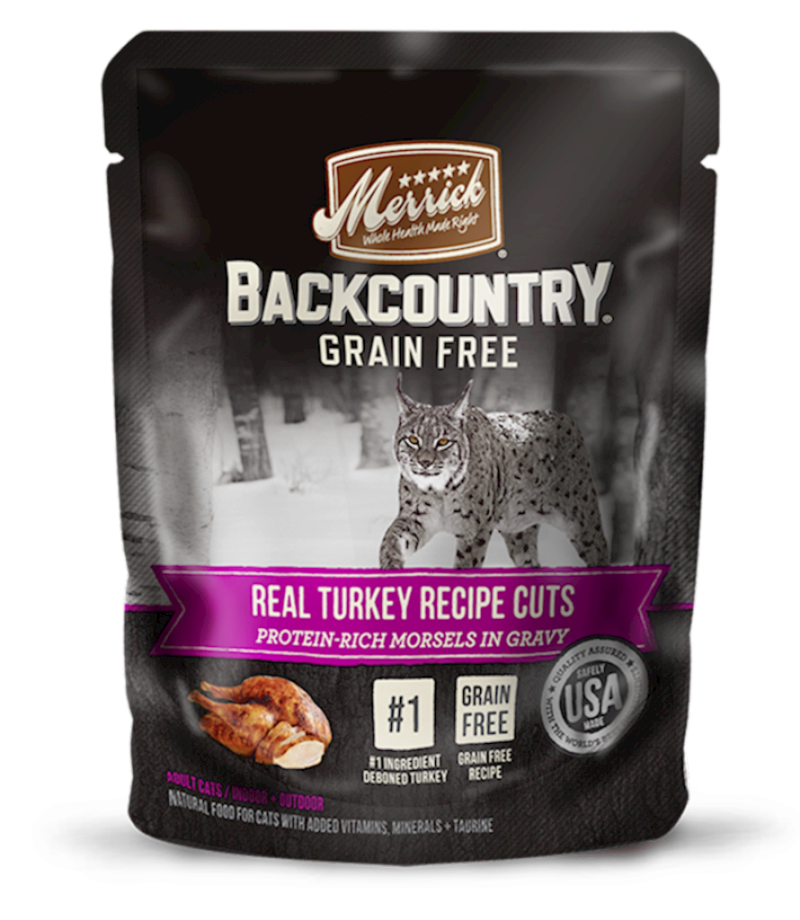 Merrick - Backcountry - Cat Real Turkey Cuts 3oz