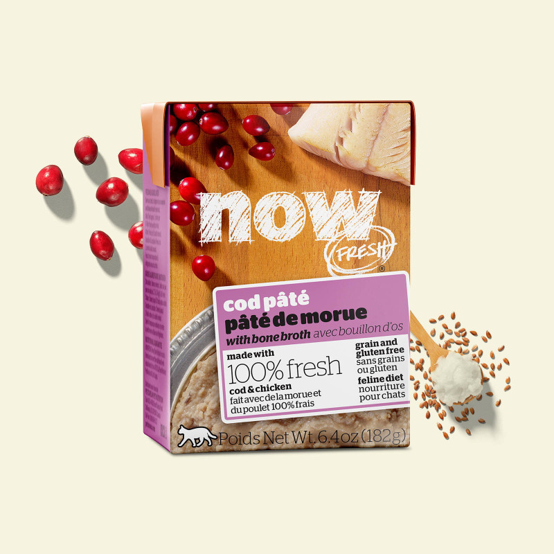 Petcurean - Now Fresh - Grain Free Cat Cod Pate 6.4oz