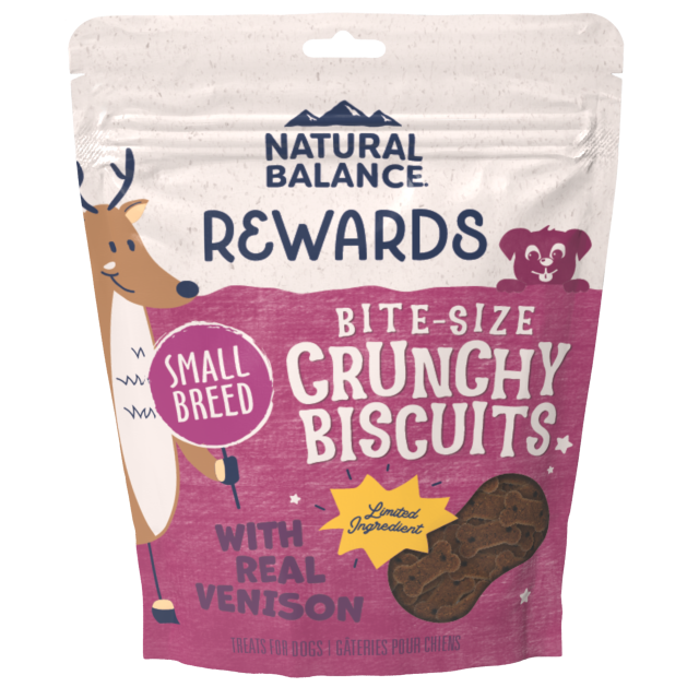 Natural Balance - Crunchy Biscuits Small Breed - Venison 8oz