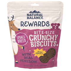 Natural Balance - Crunchy Biscuits Small Breed - Venison 8oz