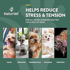 NaturVet Quiet Moments Plus Hemp Calming Aid Dog Supplement 180 Soft Chews