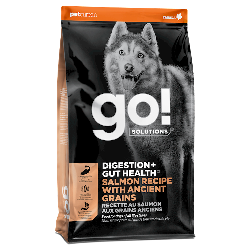 Petcurean - Go! - Dog Digestion + Gut Health Salmon & Ancient Grains