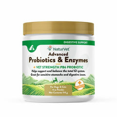 NaturVet Advanced Probiotics & Enzymes Powder 4OZ