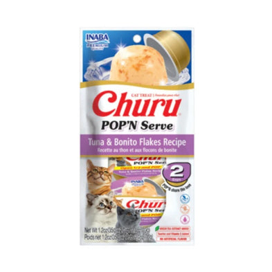 Inaba Churu Pop'n Serve Tuna& Bonito Flakes 2pk