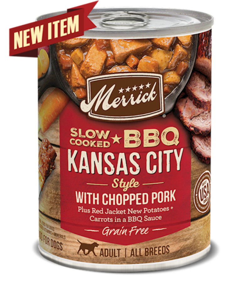 Merrick - Dog BBQ Kansas City Pork Canned 12.7oz