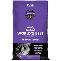 Worlds Best - Multi Cat Lavender Litter 28lb