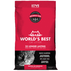 Worlds Best - Multi Cat Unscented Litter 28lb