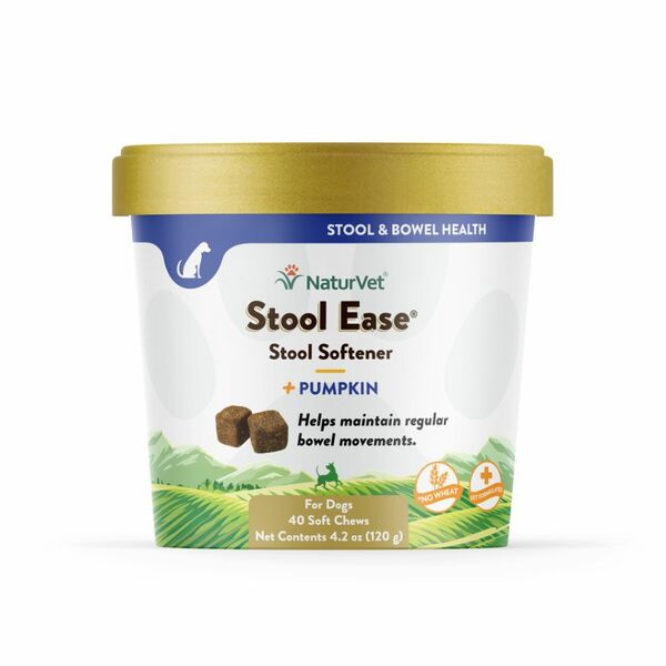 NaturVet Soft Chew Stool Ease 40CT