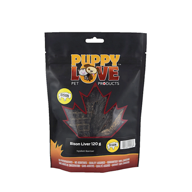 Puppy World - Bison Liver 120g