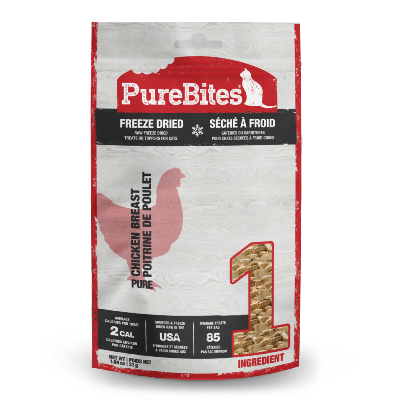 Purebites - Cat Chicken Breast 1.09oz Value Size