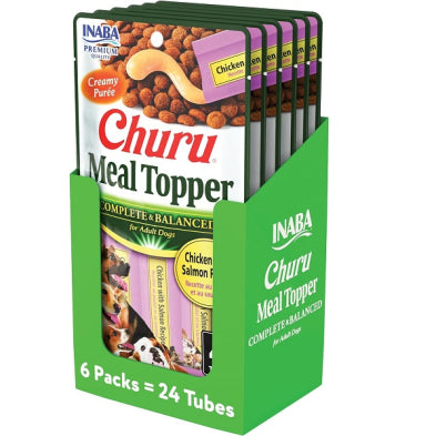 Inaba Churu Meal Topper DOG Chicken w/ Salmon 4pk