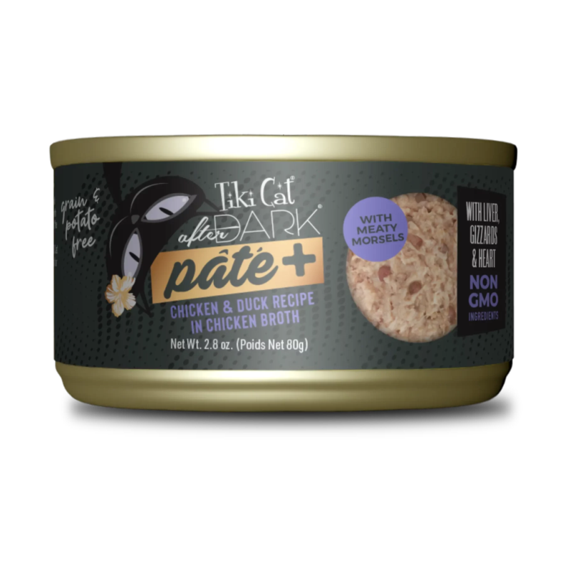 Tiki Cat - After Dark Pate+ - Chicken & Duck 2.8oz