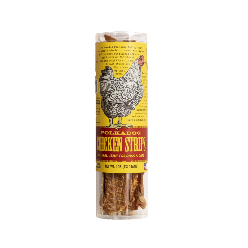 Polkadog - Chicken Strip Jerky Tube 4oz