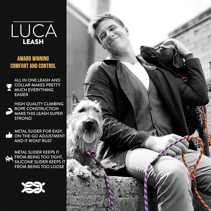 EzyDog Luca All-in-One Slip Collar Climbing Rope Dog Leash Combo