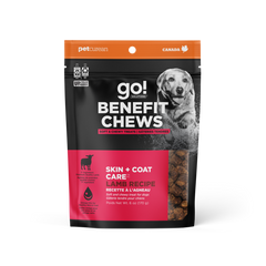 Petcurean - Go! - Dog Benefit Chews - Skin + Coat Care Lamb Pouch 6oz