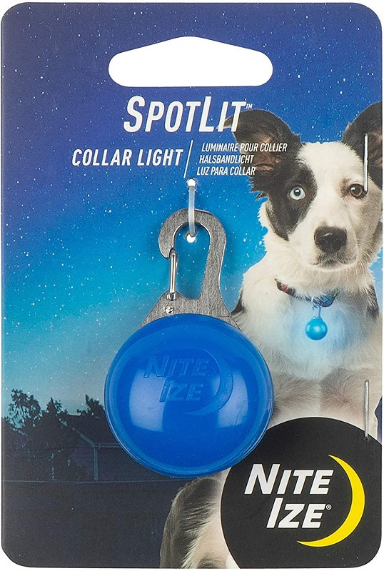 SpotLit LED Flashing Collar Lite - Blue