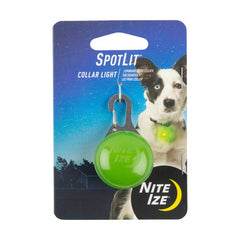 SpotLit LED Flashing Collar Lite - Lime