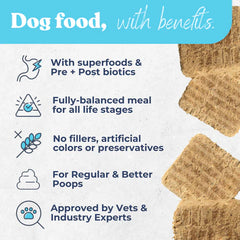 HealthyBud Turkey Meal Patties Freeze Dried Raw Dog Food