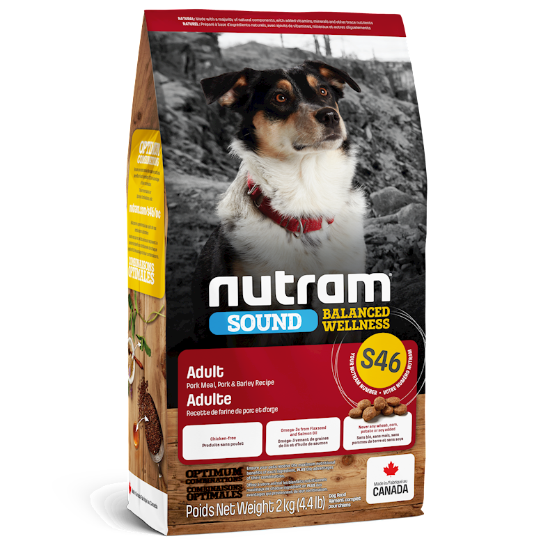 Nutram - Dog Sound Balanced Wellness Adult Pork 4.4lb (S46)