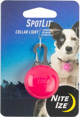 SpotLit LED Flashing Collar Lite - Pink