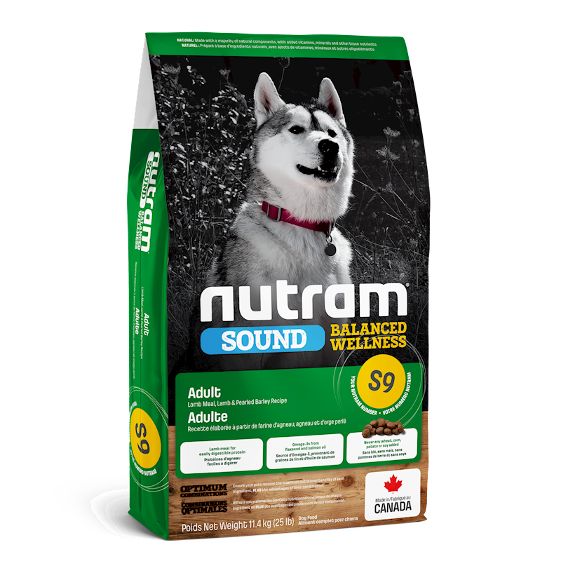 Nutram - Dog Sound Balanced Wellness Lamb 25lb (S9)