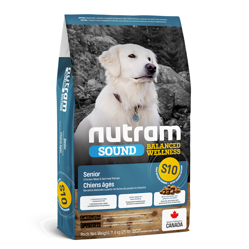 Nutram - Dog Sound Balanced Wellness Senior 25lb (S10)