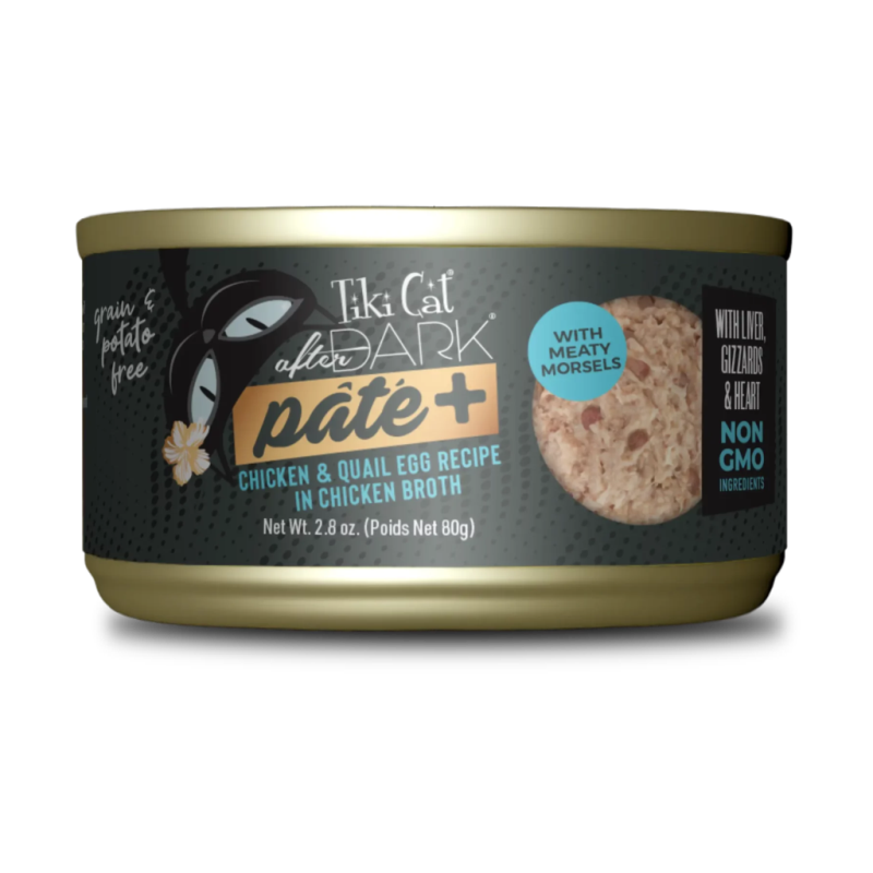 Tiki Cat - After Dark Pate+ - Chicken & Quail Egg 2.8oz