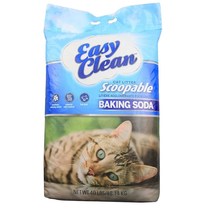 Pestell EasyClean Baking Soda Clumping Litter 40lb BLUE