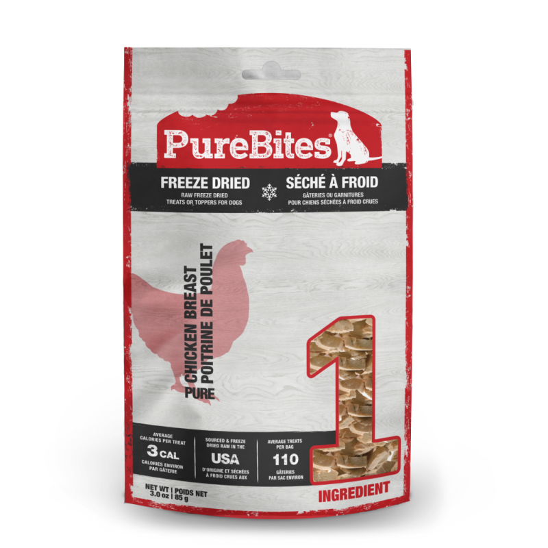 Purebites - Dog Chicken Breast 3oz Mid Size