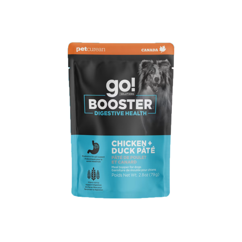 Petcurean - Go! - Dog Booster - Digestive Health Chicken & Duck Pouch 2.8oz