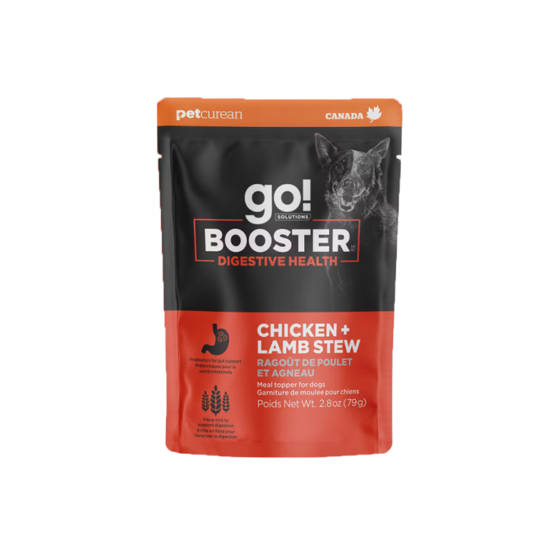 Petcurean - Go! - Dog Booster - Digestive Health Chicken & Lamb Pouch 2.8oz