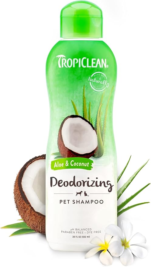 Tropiclean - Aloe & Coconut Moist Deodoring Shampoo 20oz