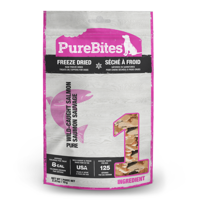 Purebites - Dog Salmon 2.47oz Mid Size