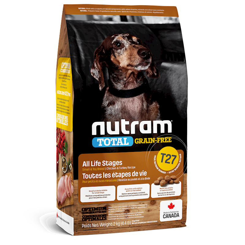 Nutram - Dog Total Grain Free Small Breed Chicken & Turkey 4.4lb (T27)