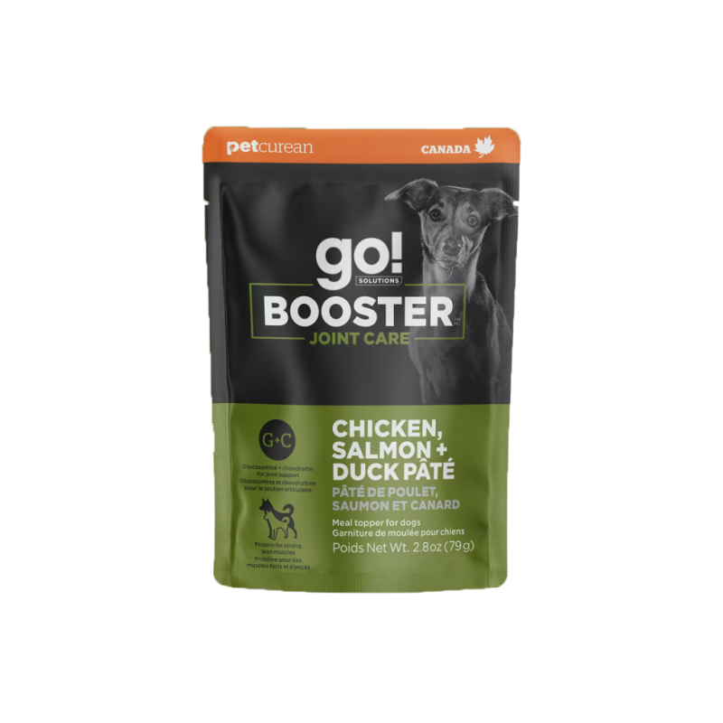 Petcurean - Go! - Dog Booster - Joint Care Chicken Salmon Duck Pouch 2.8oz