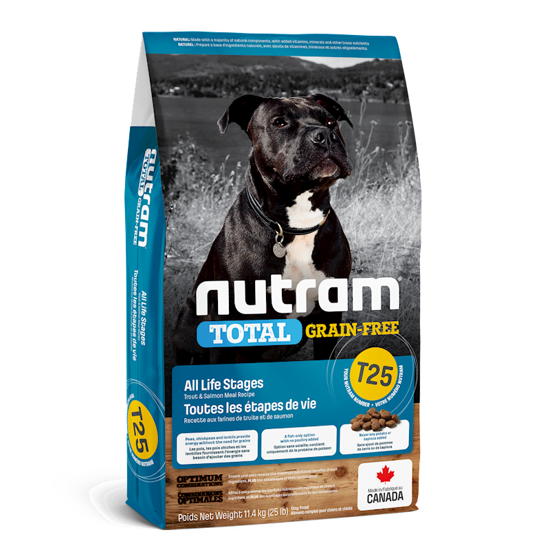 Nutram - Dog Total Grain Free Trout & Salmon 25lb (T25)