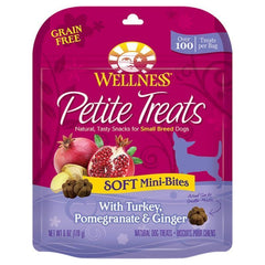 WellPet - Wellness - Dog Petite Treats Soft Turkey 6oz