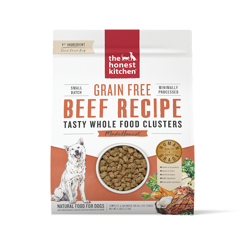 The Honest Kitchen - Whole Food Clusters - Dog Grain Free Beef 5lb