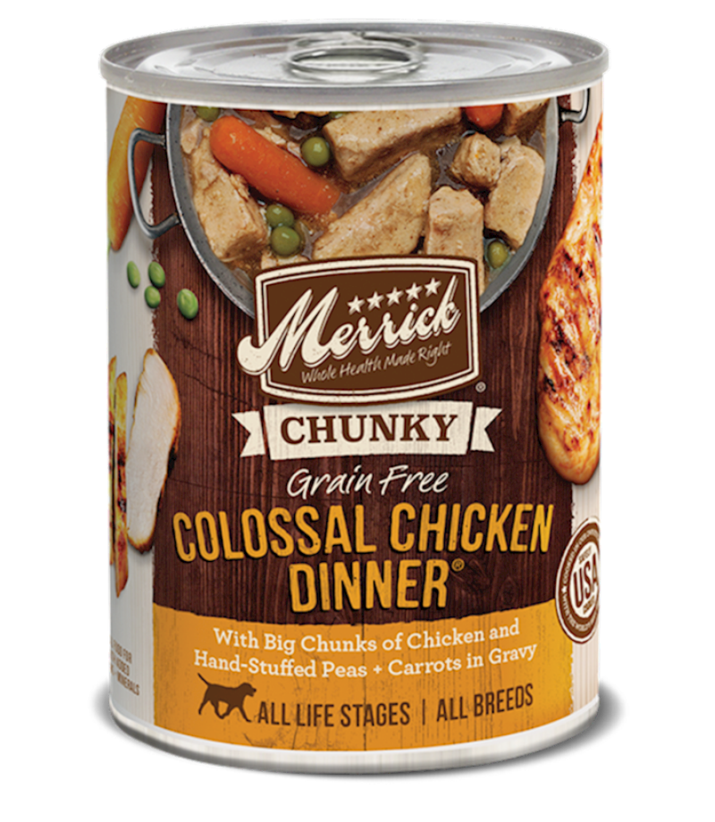 Merrick - Grain Free - Dog Chunky Colossal Chicken 12.7oz