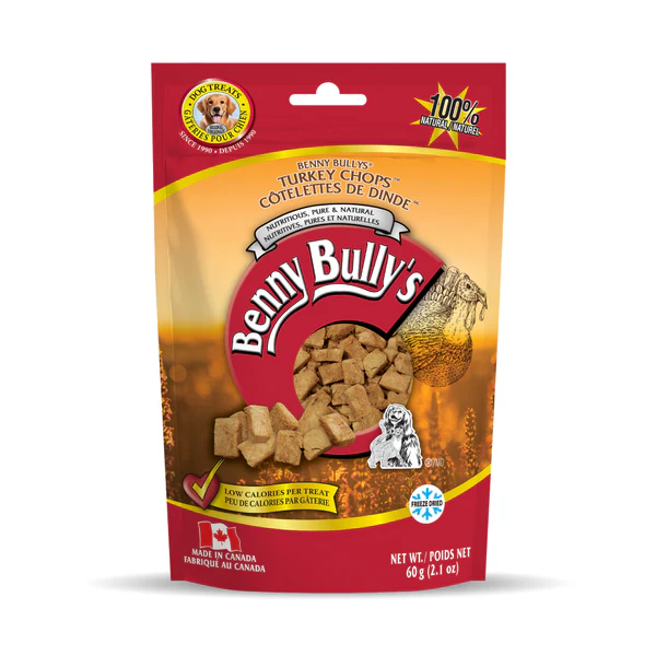 Benny Bully's - Dog Turkey Chops 60g