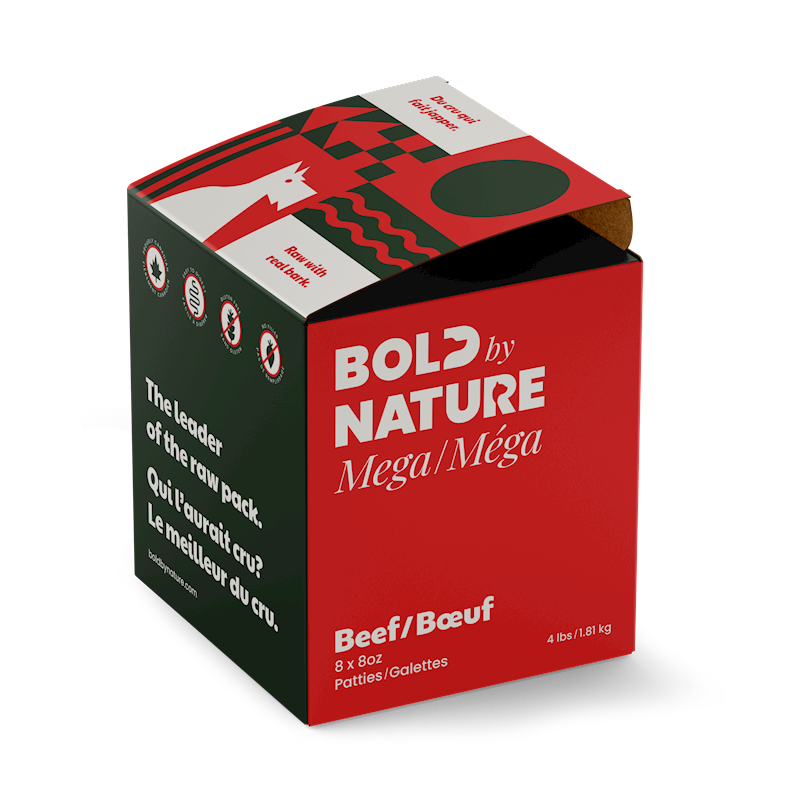 Bold by Nature - Mega - Beef Patties 4lb