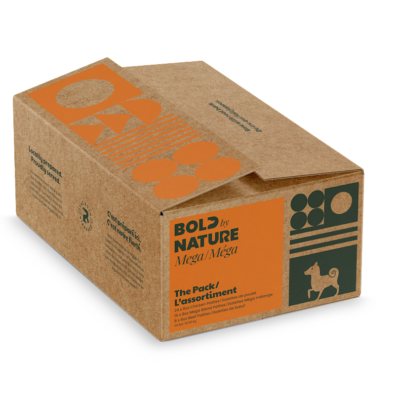 Bold by Nature - Mega - Variety Box with Chicken Patties 24lb