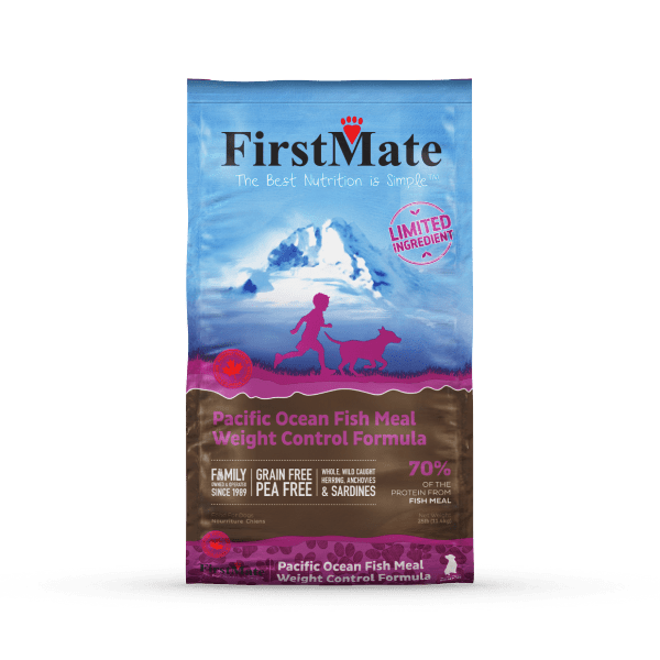 First Mate - Limited Ingredient Pacific Ocean Fish Meal – Weight Control Formula Dog Food