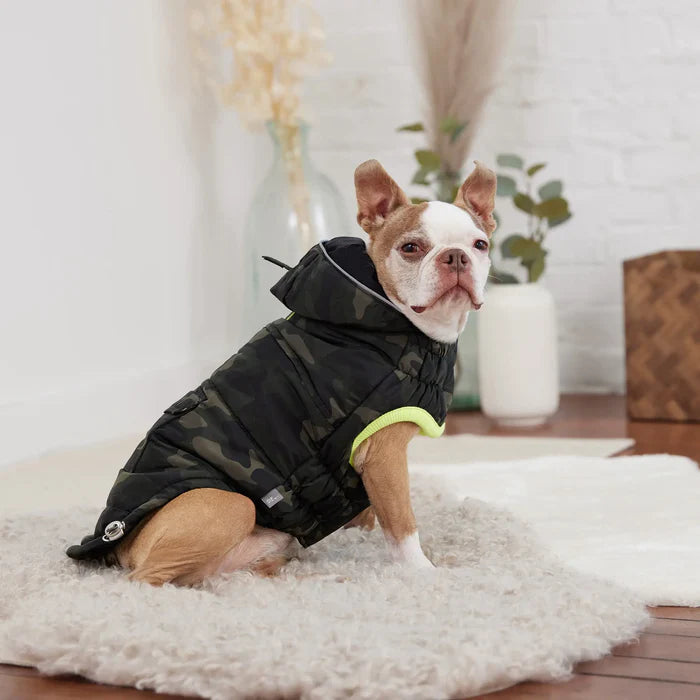 GF Pet - Recycled Parka Dog Coat | Camouflage