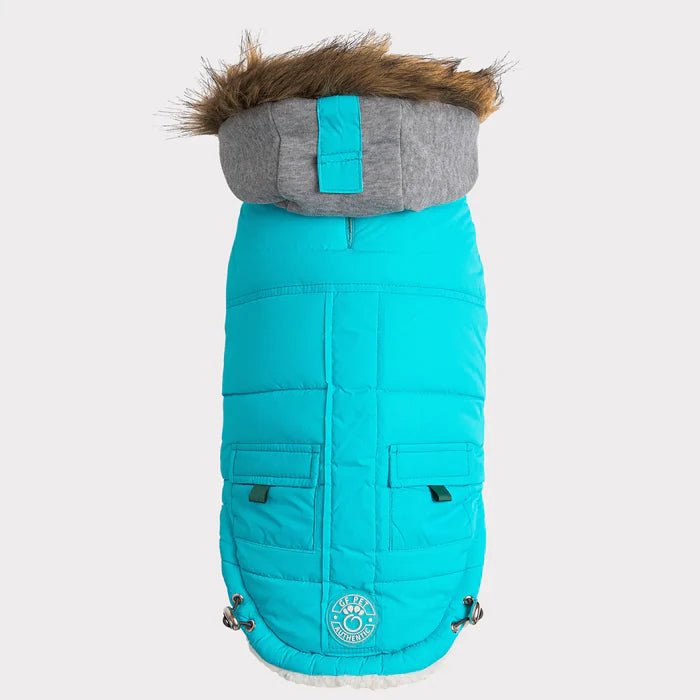 GF Pet - Winter Sailor Dog Parka | Aqua