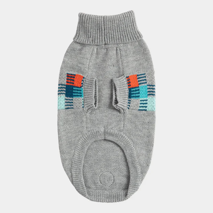 GF Pet - Winter Sailor Dog Sweater | Grey Mix