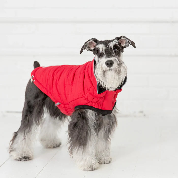 GF Pet - Reversible Chalet Dog Jacket | Red